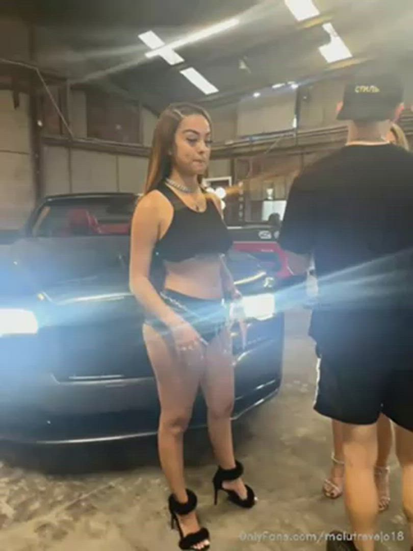 Car Dancing Twerking Porn GIF