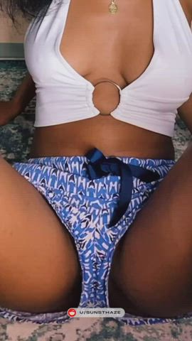 Melons Caribbean ebony hispanic Natural titties Teasing teen TikTok breasts Porn GIF